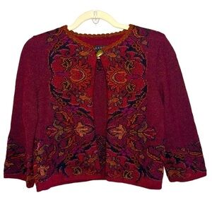 🍁 DAKOTA 100% Alpaca Open Front Cardigan Size Small 🍁